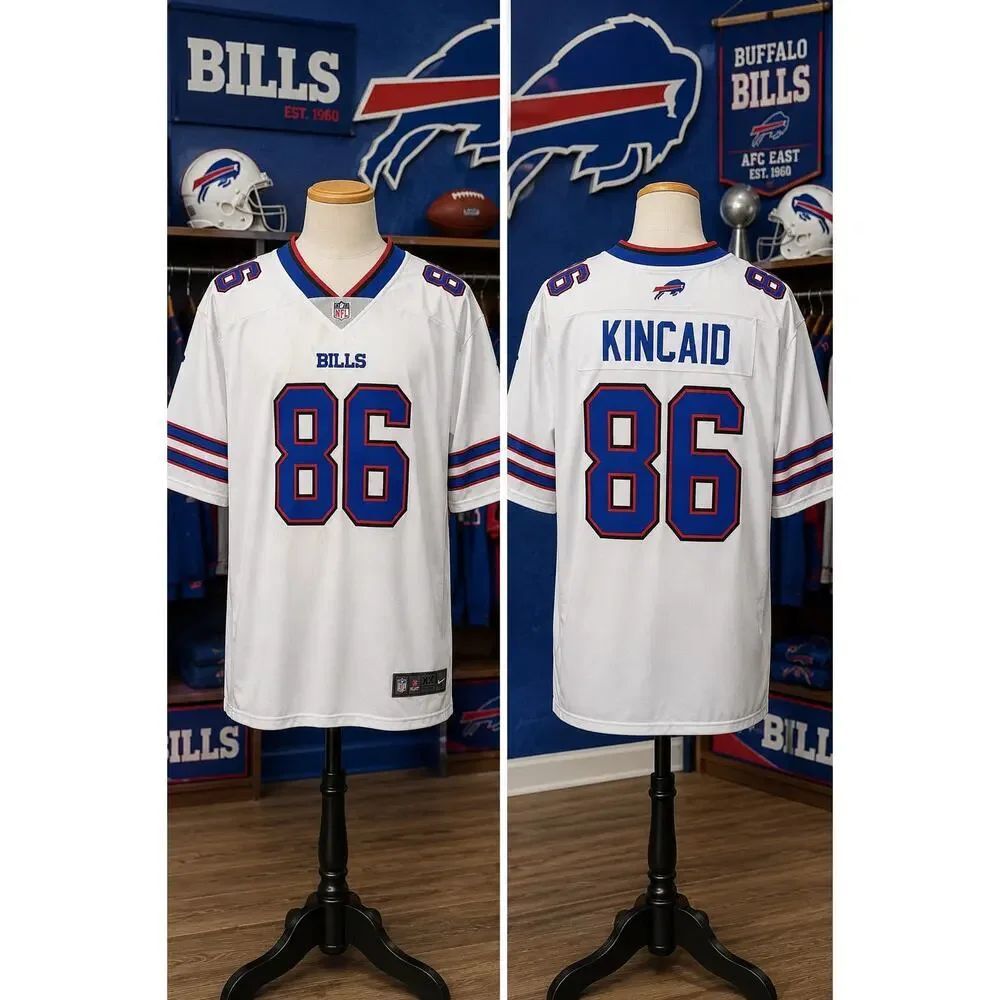Nike Buffalo Bills Dalton Kincaid #86 NFL Jersey XXL White